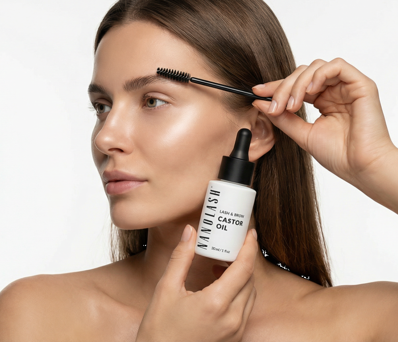 nanolash sopracciglia olio di ricino